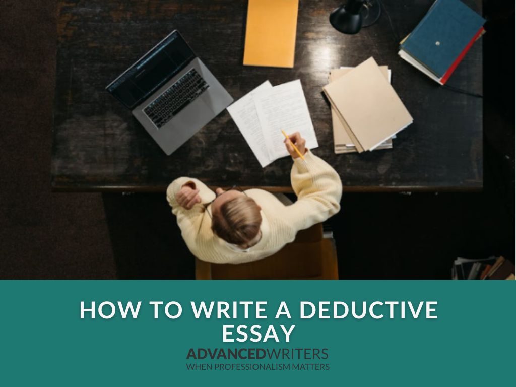 how to write a deductive essay
